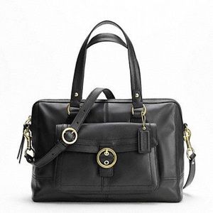 COACH PENELOPE LEATHER BUCKLE HANDBAG